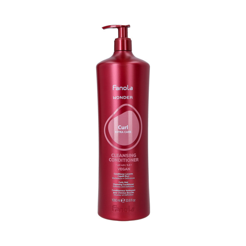 FANOLA WONDER CURL EXTRA CARE Wegańska odżywka oczyszczająca do włosów kręconych 1000 ml