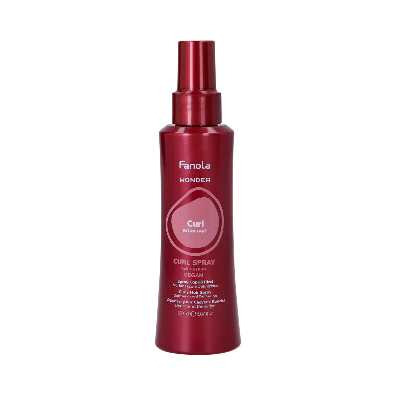 FANOLA WONDER CURL EXTRA CARE Wegański aktywujący spray do włosów kręconych 150 ml