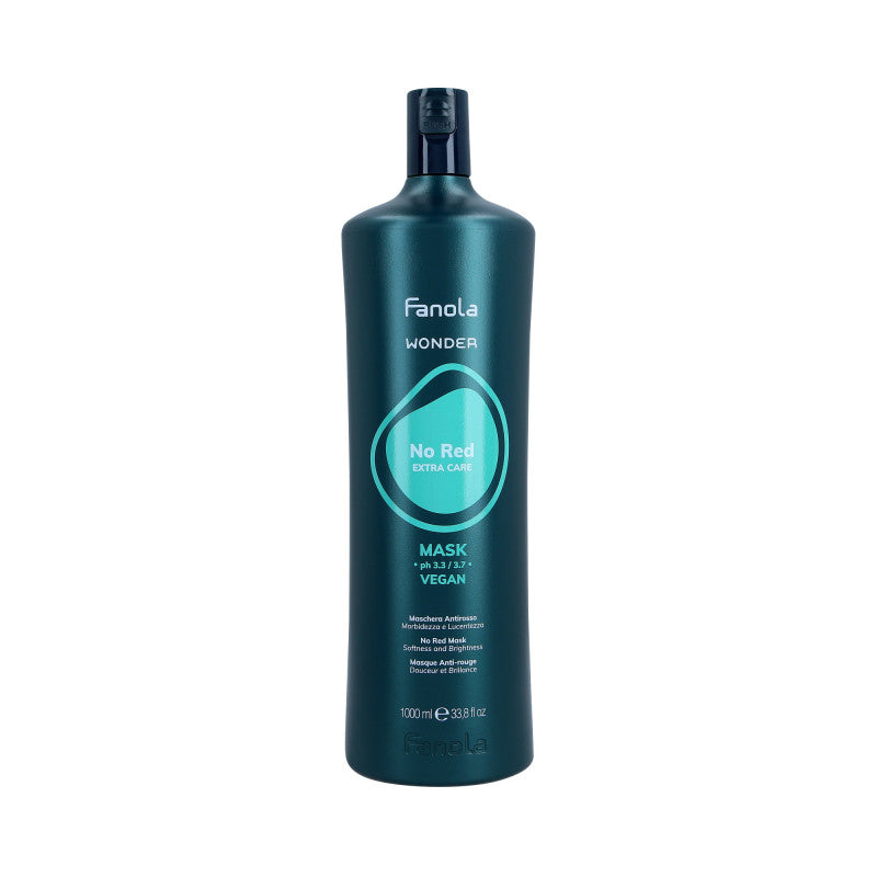 FANOLA WONDER NO RED EXTRA CARE Maska neutralizujący do włosów brązowych 1000 ml