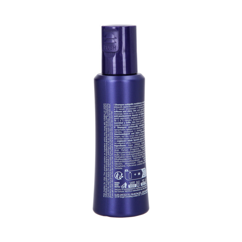 FANOLA WONDER NO YELLOW EXTRA CARE Wegański szampon neutralizujący do włosów blond 100 ml #3