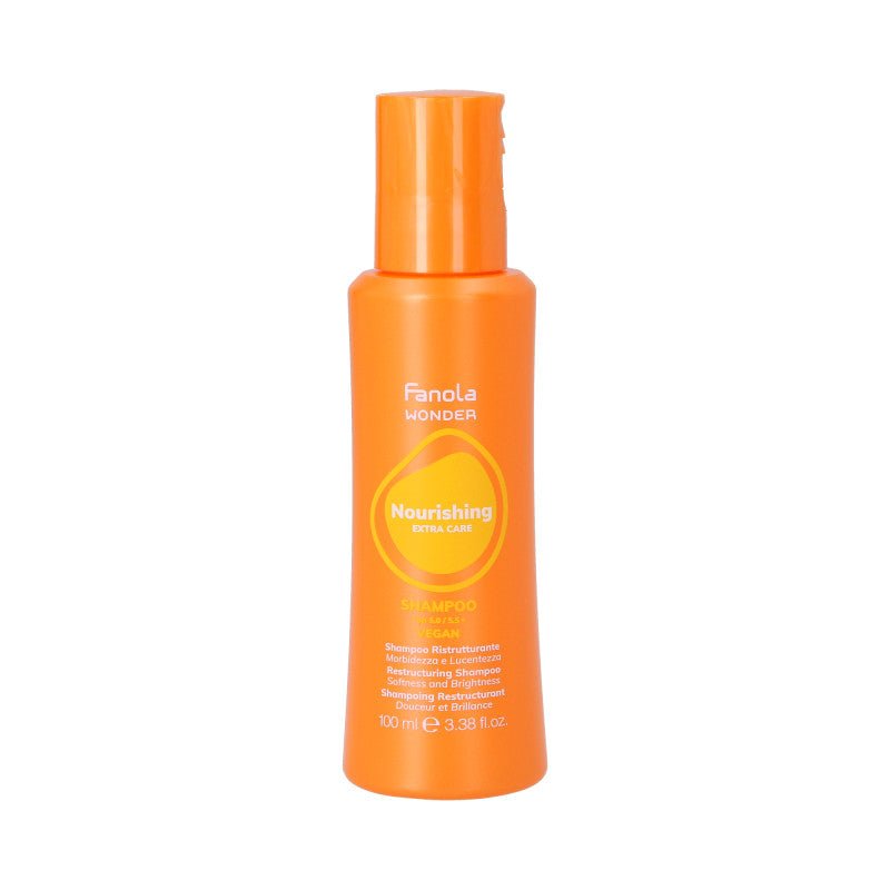 FANOLA WONDER NOURISHING EXTRA CARE Wegański szampon odbudowujący do włosów suchych i zniszczonych 100 ml