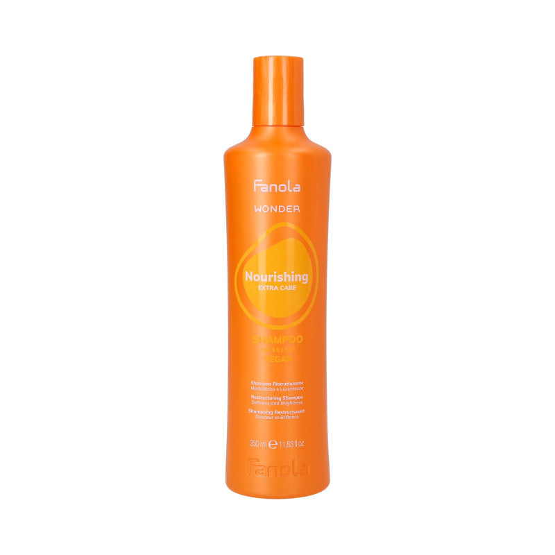 FANOLA WONDER NOURISHING EXTRA CARE Wegański szampon odbudowujący do włosów suchych i zniszczonych 350 ml