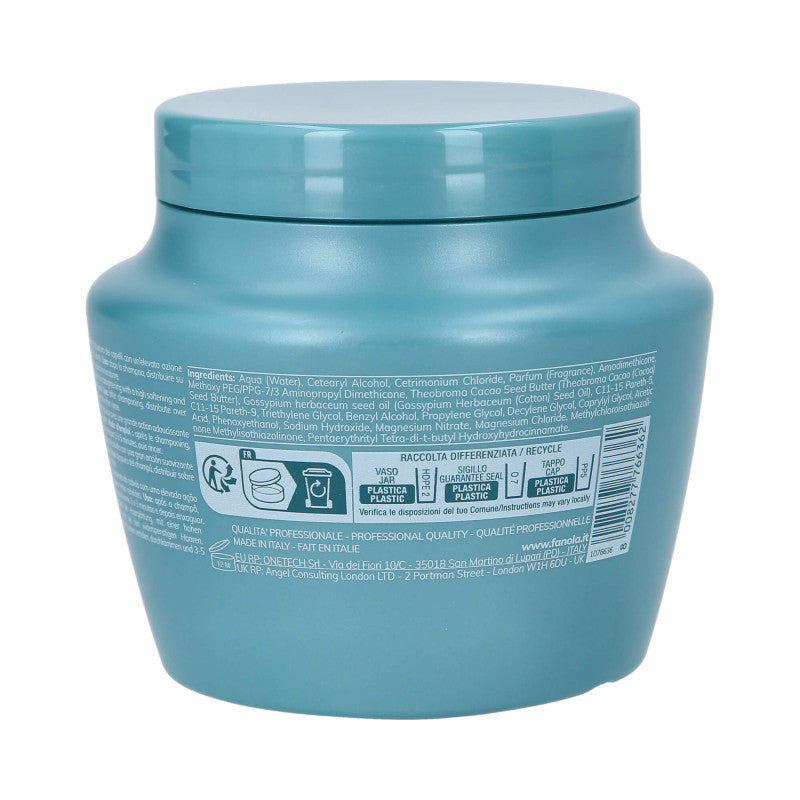 FANOLA WONDER SMOOTH EXTRA CARE Veganská vyhlazující maska ​​pro krepaté vlasy 500 ml #3
