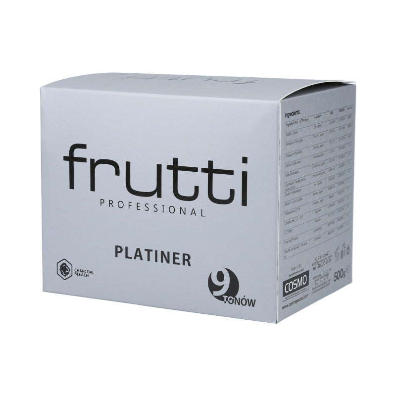 FRUTTI PROFESSIONAL Bezpyłowy rozjaśniacz do włosów 9 tonów 500 g