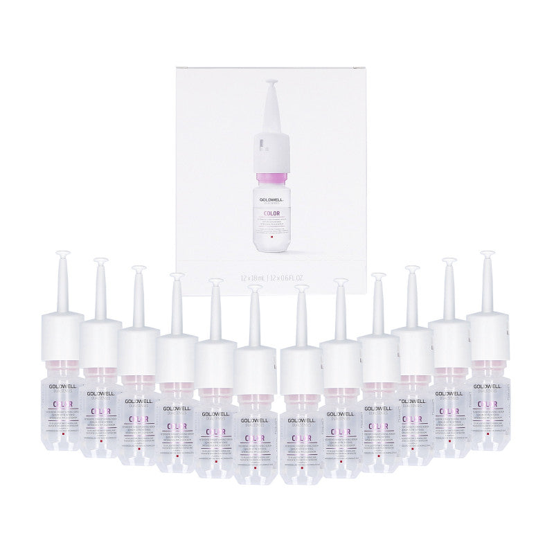 GOLDWELL DUALSENSES Ampułki nabłyszczające do włosów cienkich, farbowanych 12x18 ml