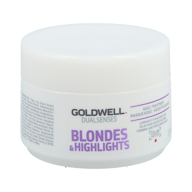Goldwell DUALSENSES BLONDES & HIGHLIGHTS Traitement de 60 secondes pour cheveux blonds 200 ml