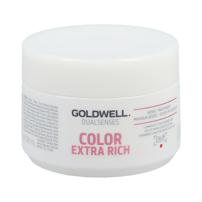 Goldwell Dualsenses Color Extra Rich 60sekundová regenerační kúra pro husté barvené vlasy 200 ml