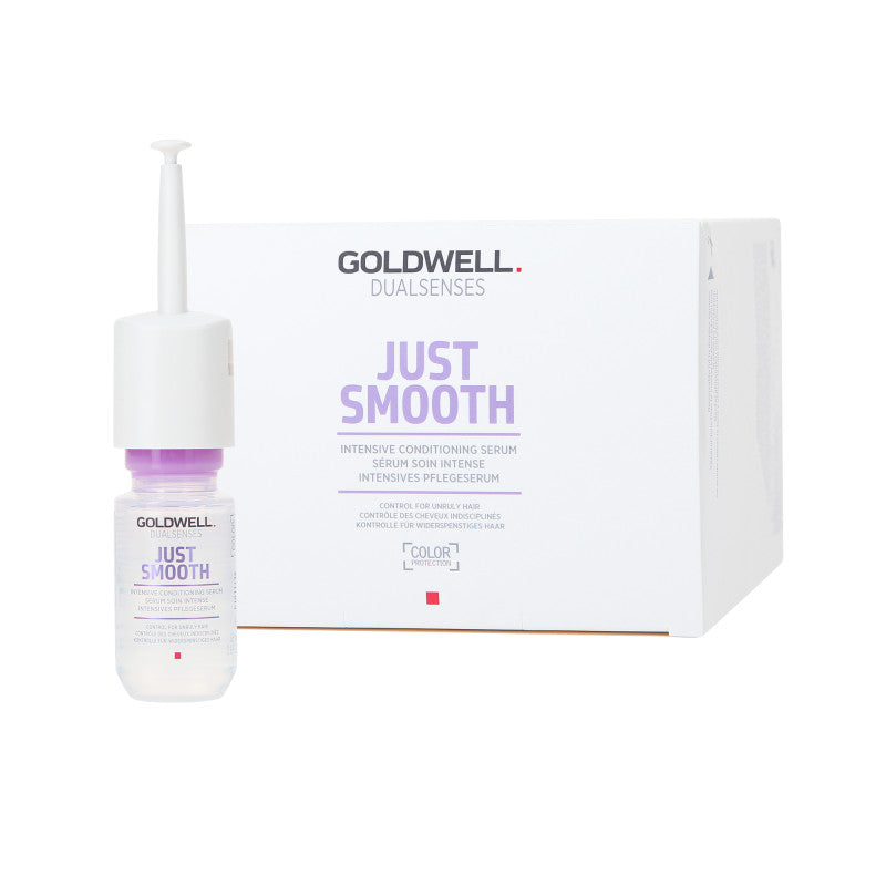 GOLDWELL DUALSENSES JUST SMOOTH INTENSIVE TAMING Siero lisciante intensivo per capelli 12 x 18 ml