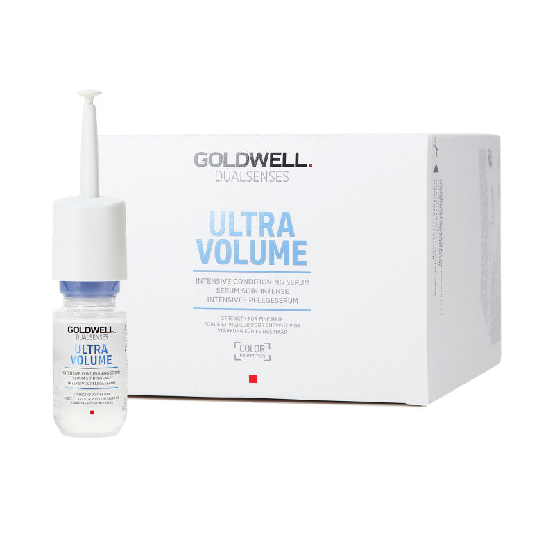 GOLDWELL DUALSENSES ULTRA VOLUME Zahušťující sérum pro tenké a zplihlé vlasy 12 x 18 ml