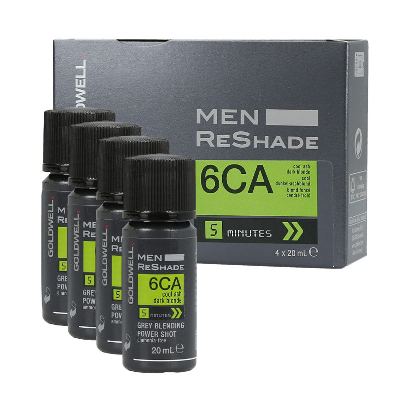 GOLDWELL MEN RE-SHADE Odsiwiacz dla mężczyzn kolor 6CA 4x20 ml