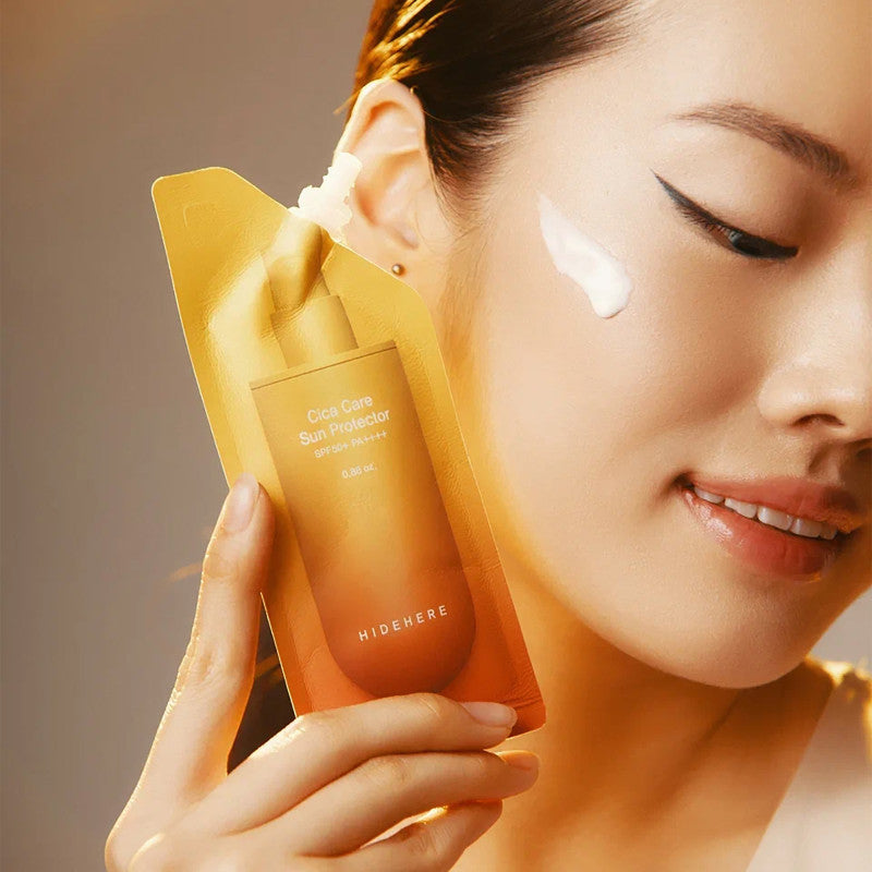 HIDEHERE CICA CARE OCHRANA PROTI SLUNCI Opalovací krém SPF50+ s Pennywort 25ml #3