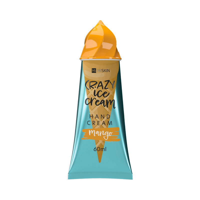 HISKIN CRAZY ICE CREAM Krém na ruce s vůní manga 60 ml