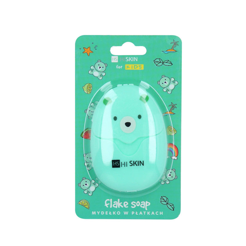 HISKIN FOR KIDS LIMONE&MINT Dětské mýdlové vločky lime&mint 50 ks.