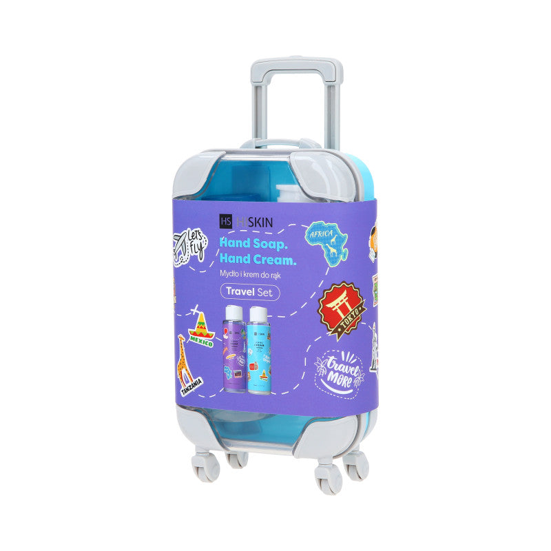 HISKIN TRAVEL SET Cestovní sada mýdlo a krém na ruce 2x75 ml