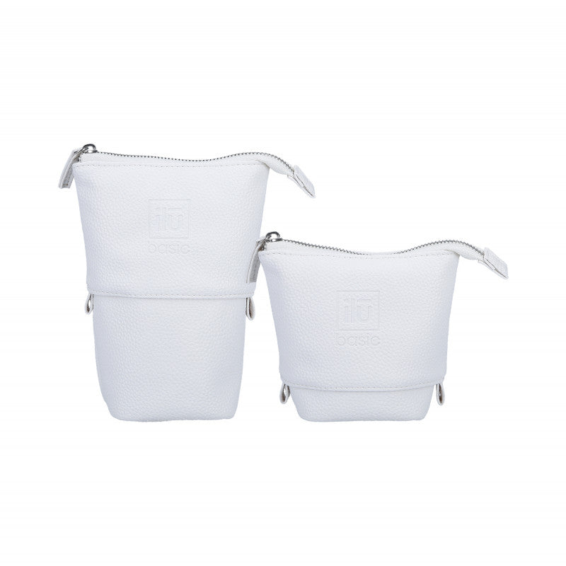 ilū basic Zestaw 10 pędzli do makijażu + etui, Biały #3