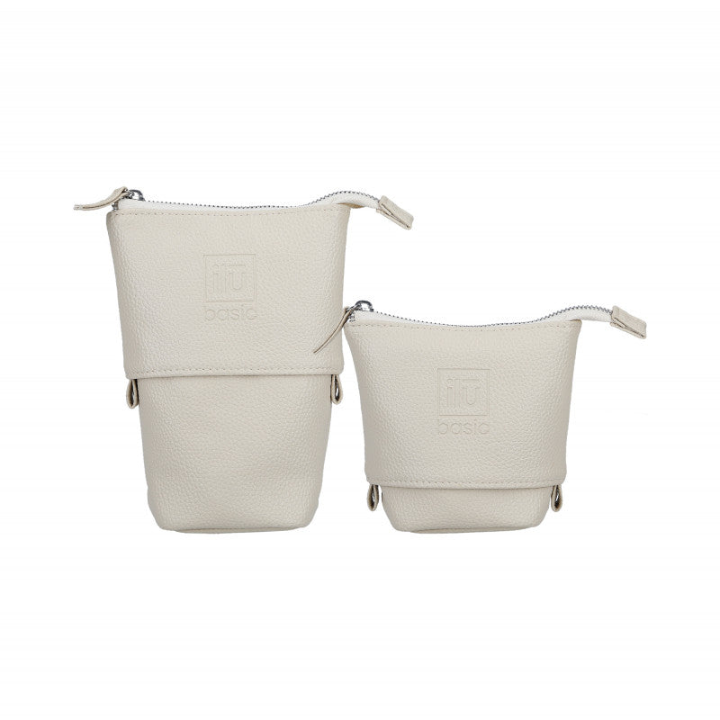 ilū basic Set di 12 pennelli trucco + astuccio, Rosa #3