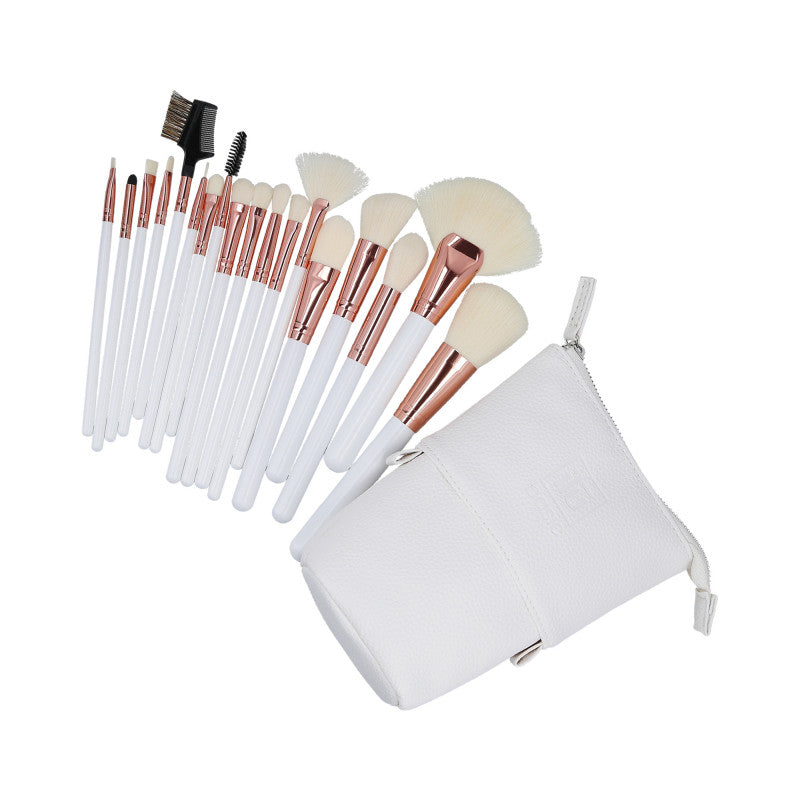 ilū basic Set mit 18 Make-up-Pinseln + Etui, Weiß #2