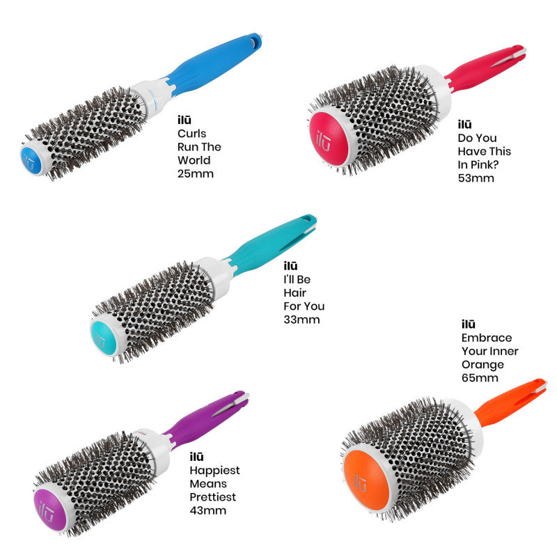 ilū I'll Be Hair For You – Sada 5 kartáčů na úpravu vlasů #3