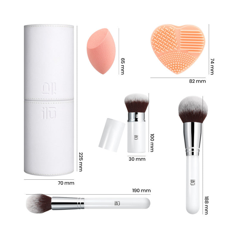 ilū Orange Is The Happiest Color - Sada štětců na make-up a příslušenství #2