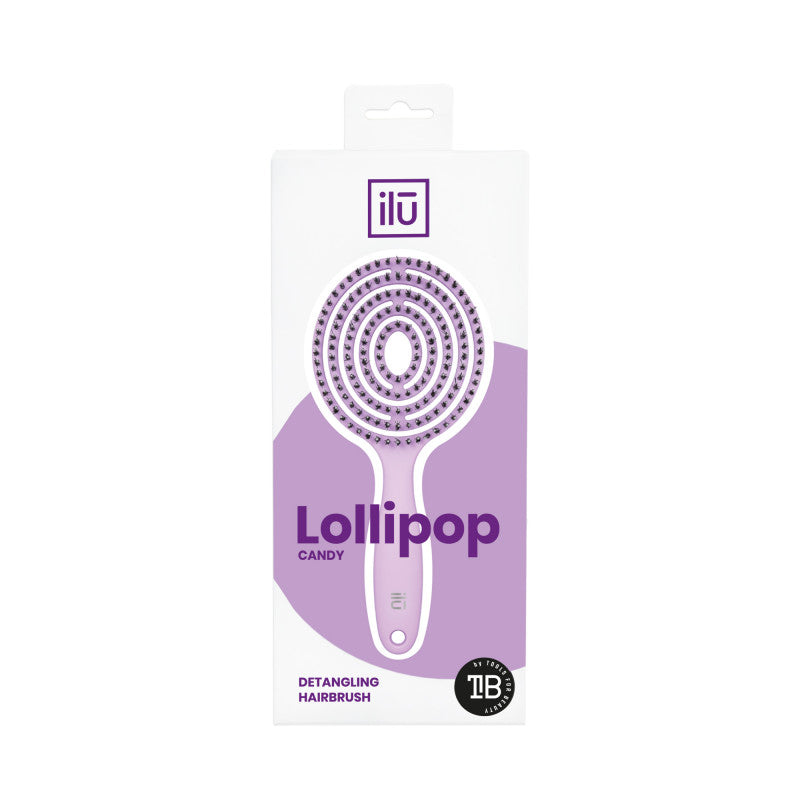 ilū Lollipop Candy Haarbürste, Lila