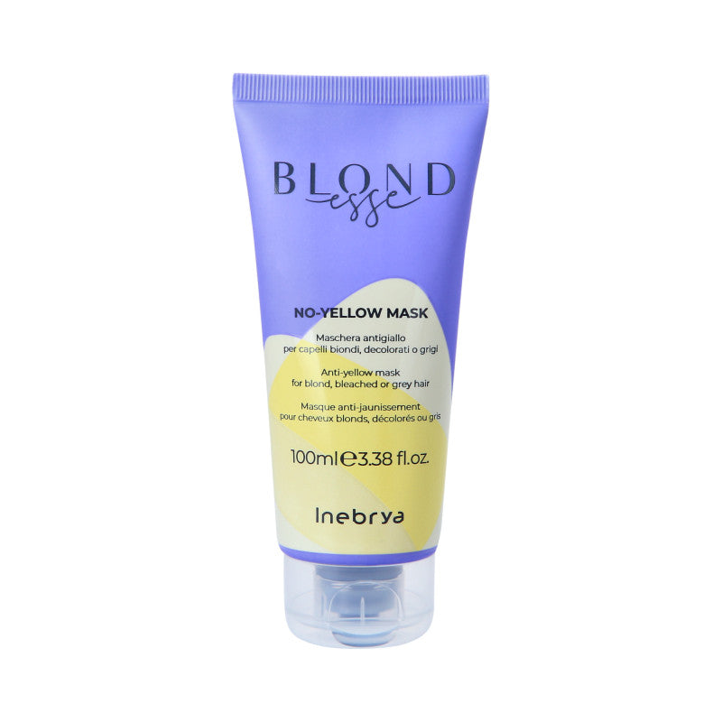 INEBRYA BLONDESSE NO YELLOW Maska pro blond, odbarvené a šedivé vlasy 100 ml