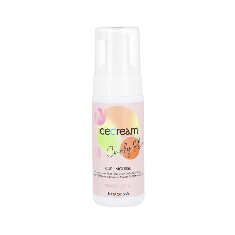 INEBRYA ICE CREAM CURLY PLUS Pianka do włosów kręconych definiująca skręt  Curl One 150 ml