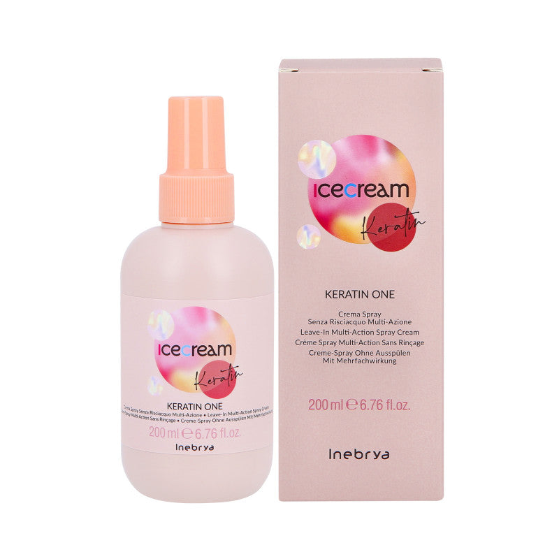 INEBRYA ZMRZLINA KERATIN ONE Keratinový kondicionér ve spreji bez oplachování 200 ml