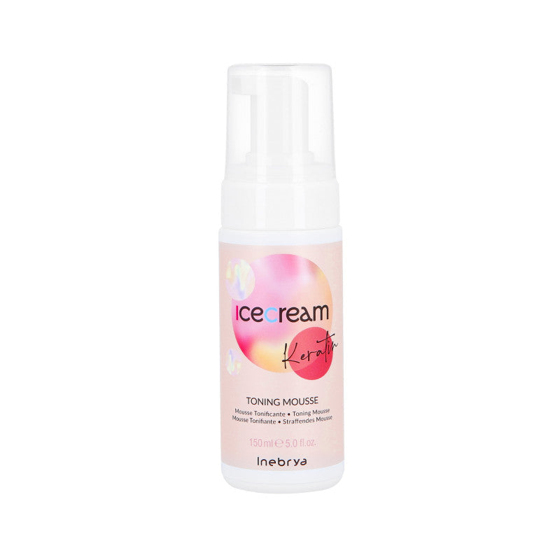 INEBRYA ZMRZLINA KERATINová tónovací remineralizační pěna na vlasy 150 ml