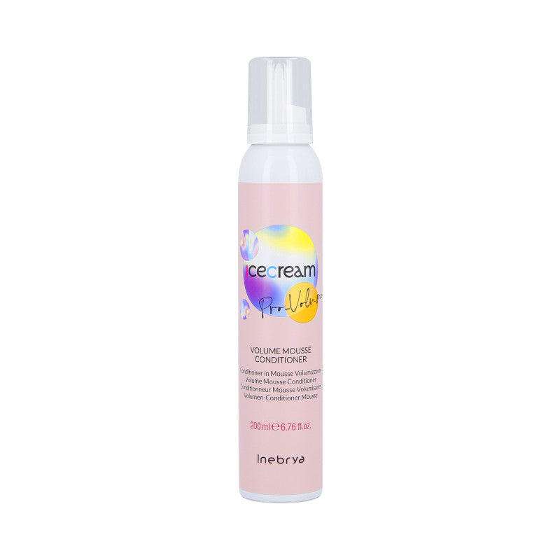 INEBRYA ICE CREAM PRO-VOLUME MOUSSE pěnový kondicionér pro tenké vlasy 200 ml