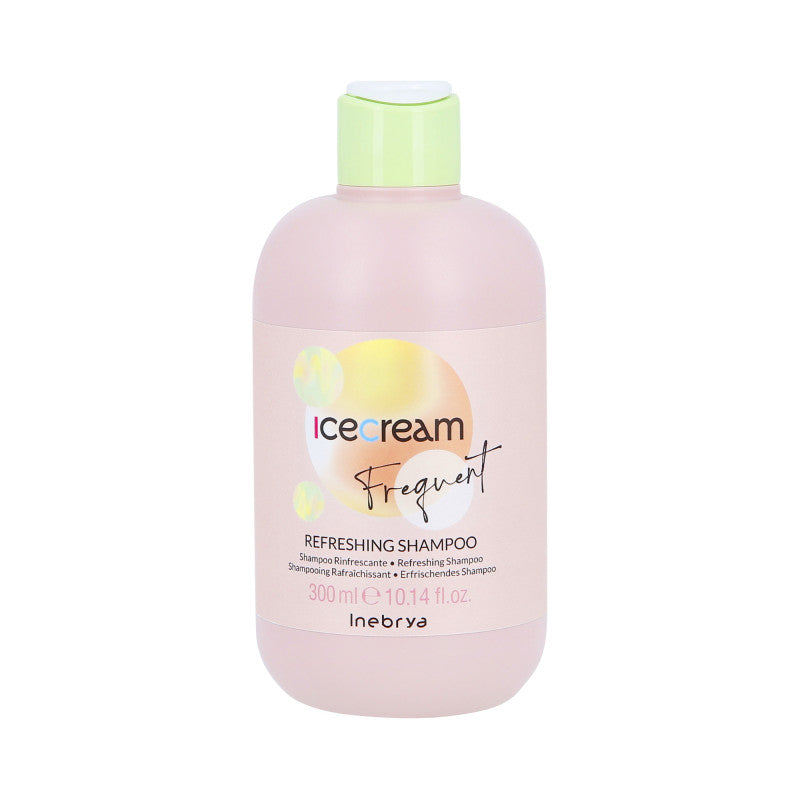 INEBRYA ICE CREAM REFRESHING Mátový šampon pro mastné vlasy 300 ml