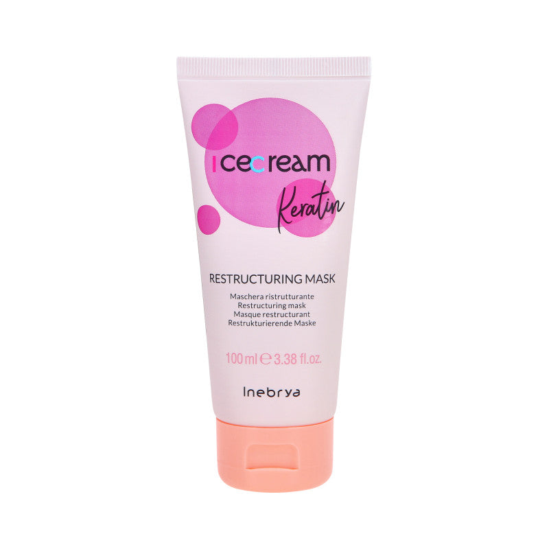 INEBRYA ICE CREAM RESTRUCTURING Maska na vlasy s keratinem 100 ml