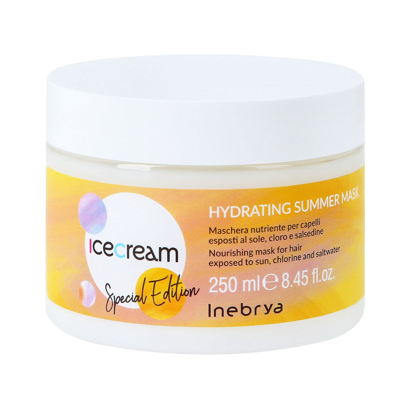 INEBRYA ICE CREAN SCALP HYDRATING SUMMER Nawilżająca maska do włosów 250 ml