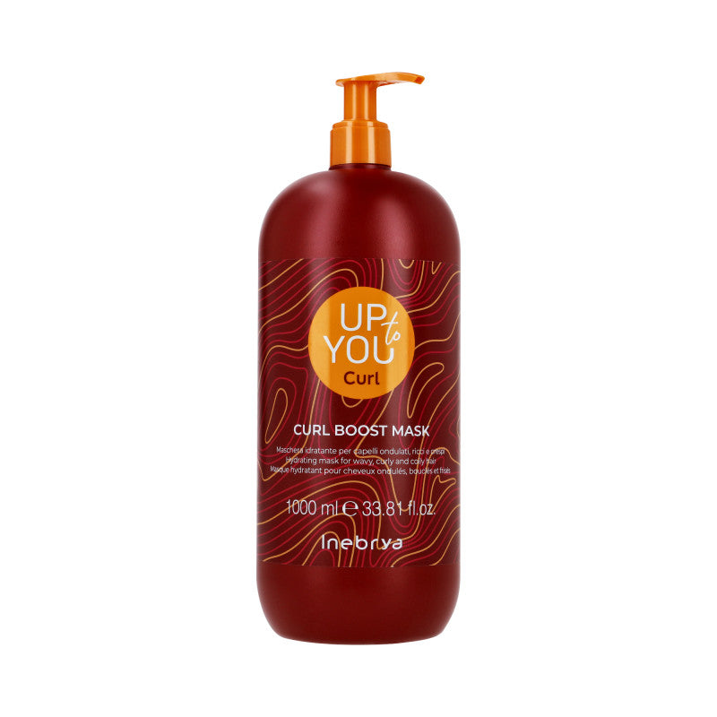 INEBRYA UP TO YOU CURL BOOTS Hydratační maska zvýrazňující ondulaci vlasů 1000 ml