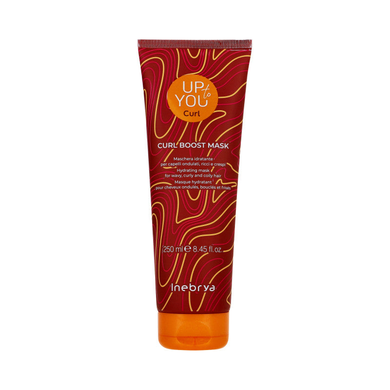 INEBRYA UP TO YOU CURL BOOTS Hydratační maska zvýrazňující zvlnění vlasů 250 ml