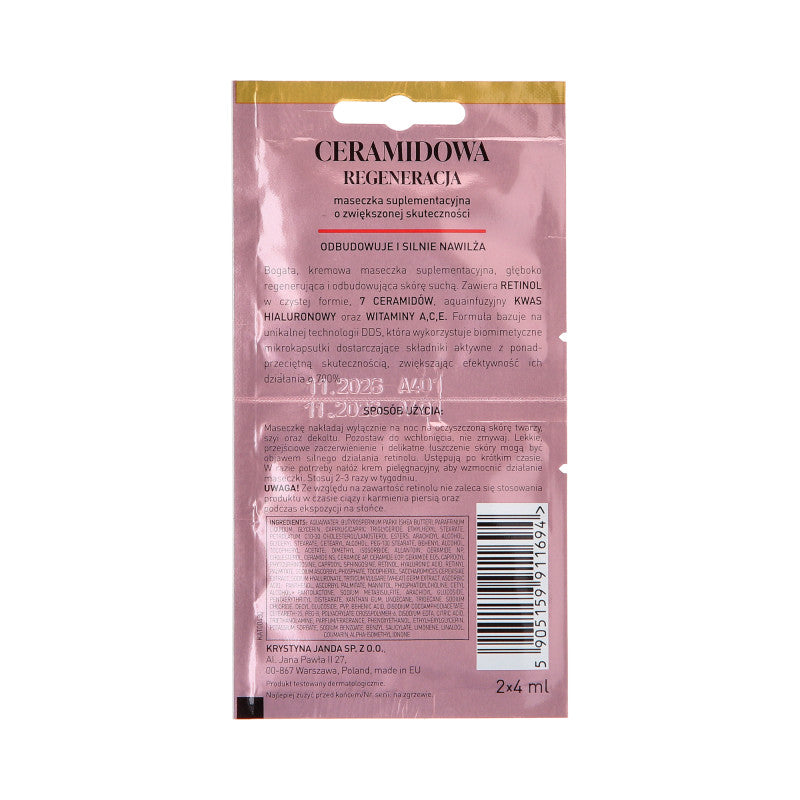 JANDA EKSPERT FROM RIDES Masque complémentaire à efficacité régénérante accrue 2 x 4 ml #2