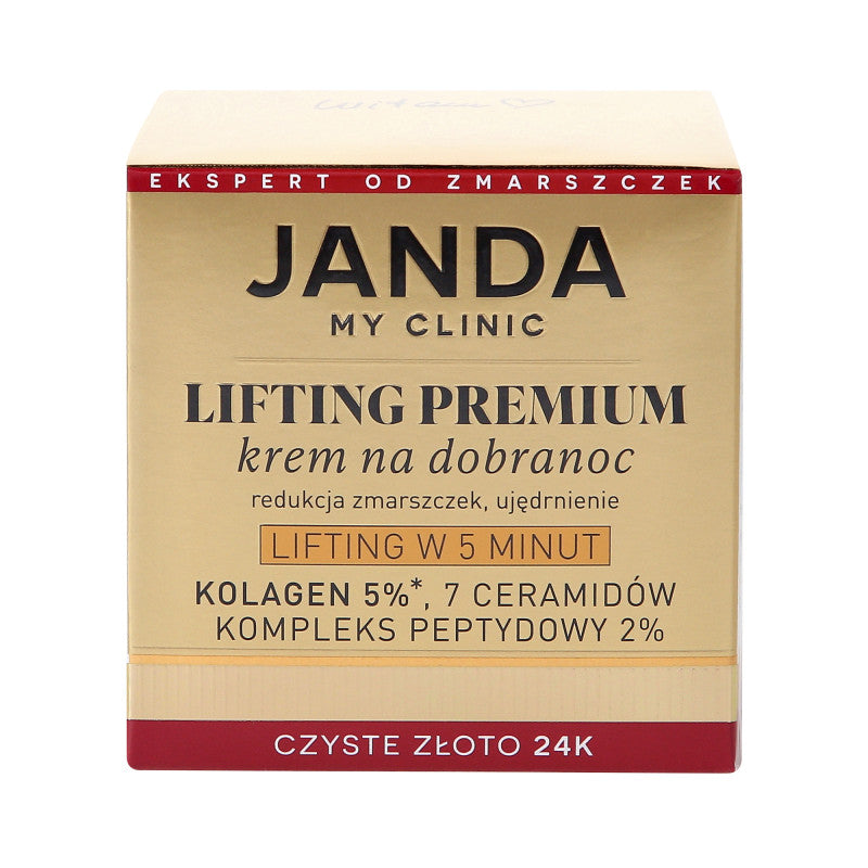 JANDA MY CLINIC LIFTING PREMIUM Liftingujący krem na dobranoc 50 ml