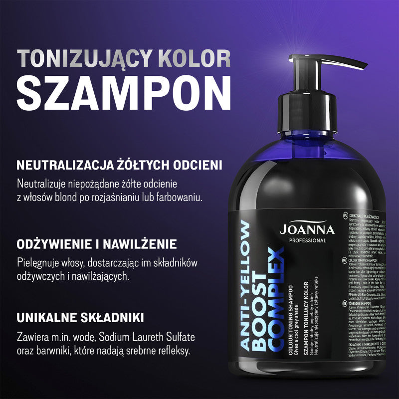 JOANNA PROFESSIONAL COLOR BOOST COMPLEX Šampon pro oživení barvy 500 ml #2