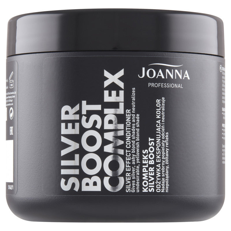 JOANNA PROFESSIONAL SILVER BOOST COMPLEX Tonująca odżywka eksponująca kolor włosów 500 ml #2