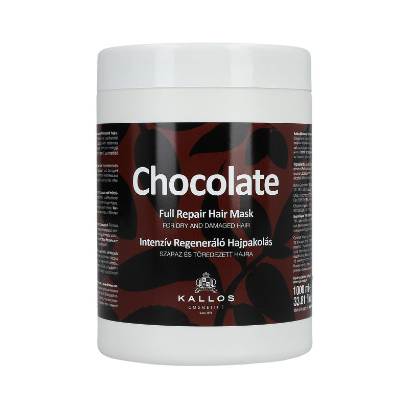 KALLOS CHOCOLATE Regenerační čokoládová maska ​​1000 ml