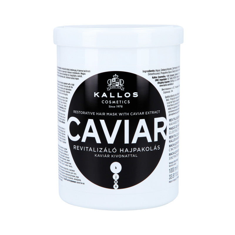 KALLOS KJMN Caviar Masque capillaire revitalisant au caviar 1000 ml