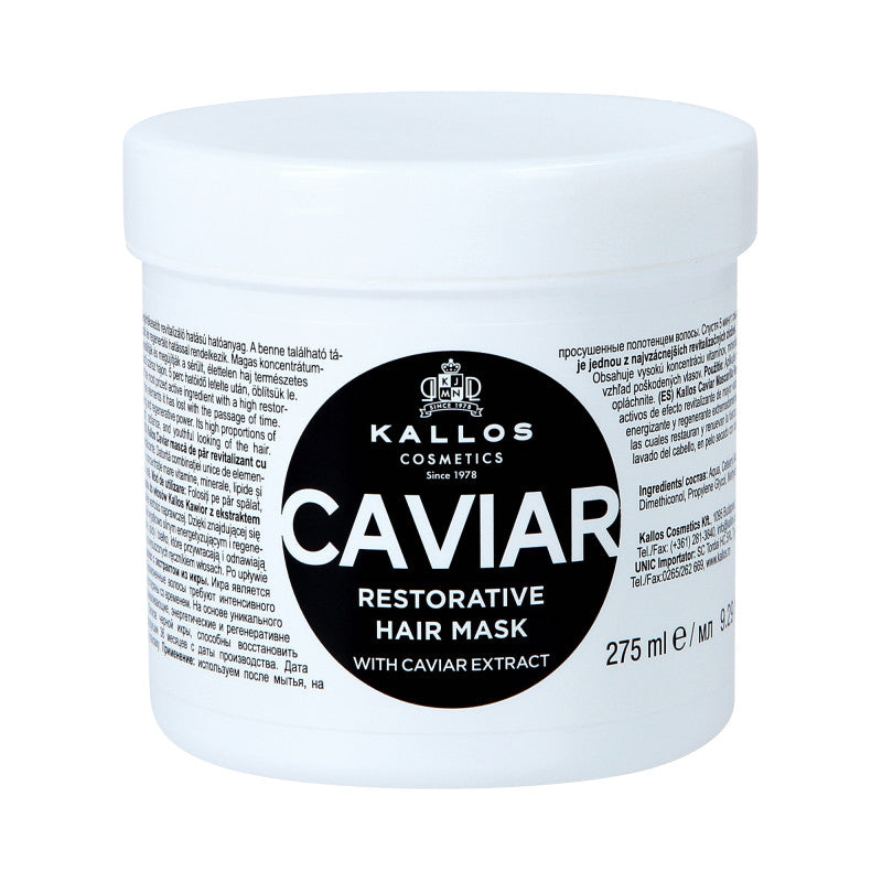 KALLOS KJMN Caviar Masque capillaire revitalisant au caviar 275 ml