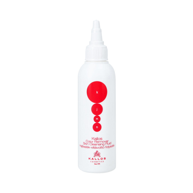 KALLOS KJMN COLOR REMOVER Płyn do usuwania farby ze skóry głowy 100 ml