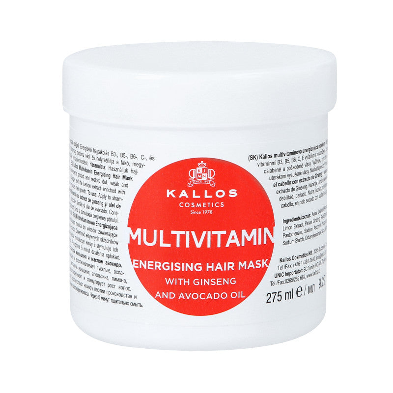 KALLOS KJMN MULTIVITAMIN Maska multiwitaminowa 275 ml