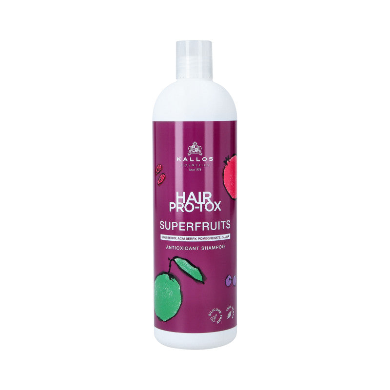 KALLOS KJMN PRO-TOX SUPERFRUITS Šampon na vlasy 500 ml