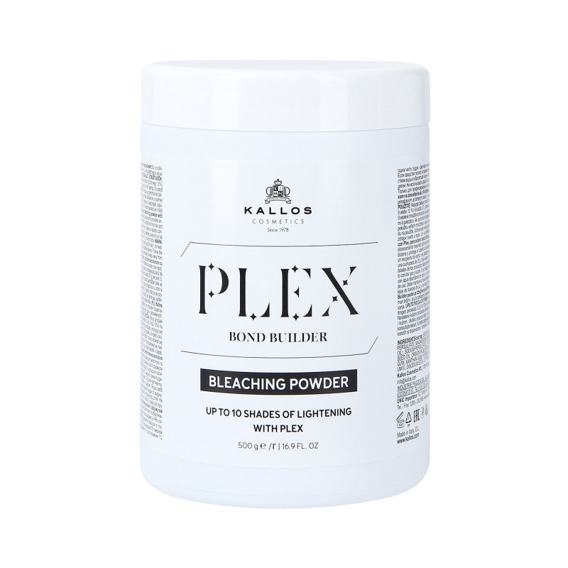 KALLOS PLEX BLEACHING POWDER Puder rozjaśniający do 10 tonów z Plex 500 ml
