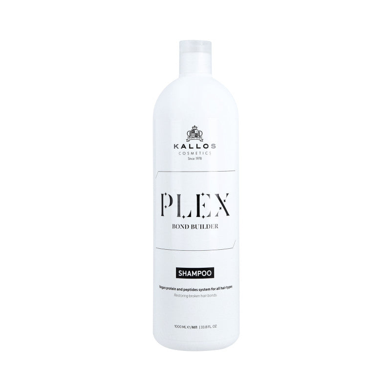 KALLOS PLEX BOND BUILDER Šampon na vlasy s rostlinným proteinem a peptidy 1000 ml