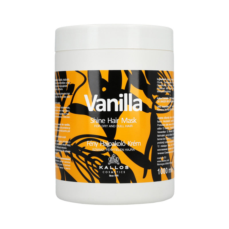 KALLOS VANILLA Krémová lesklá maska ​​1000 ml