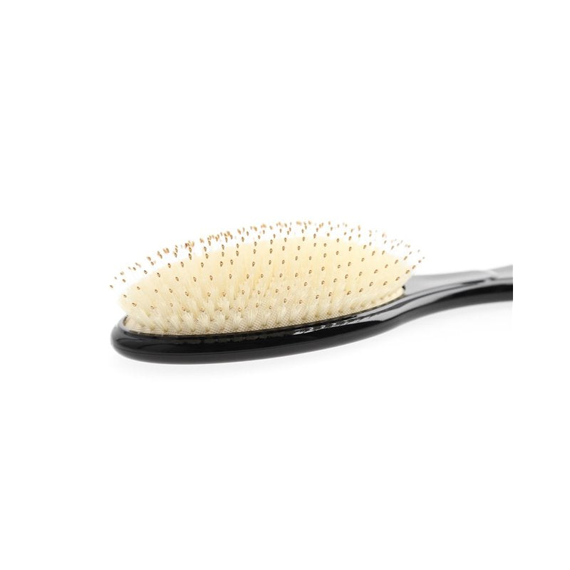 KASHŌKI Smooth White Detangler Velký kartáč s bílými kančími štětinami, oválný #4