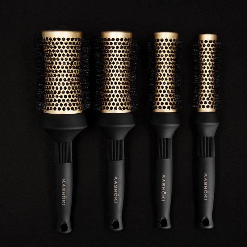 Kashōki Timeless Beauty Set Spazzole Rotonde Per Capelli, 4 Pezzi #3