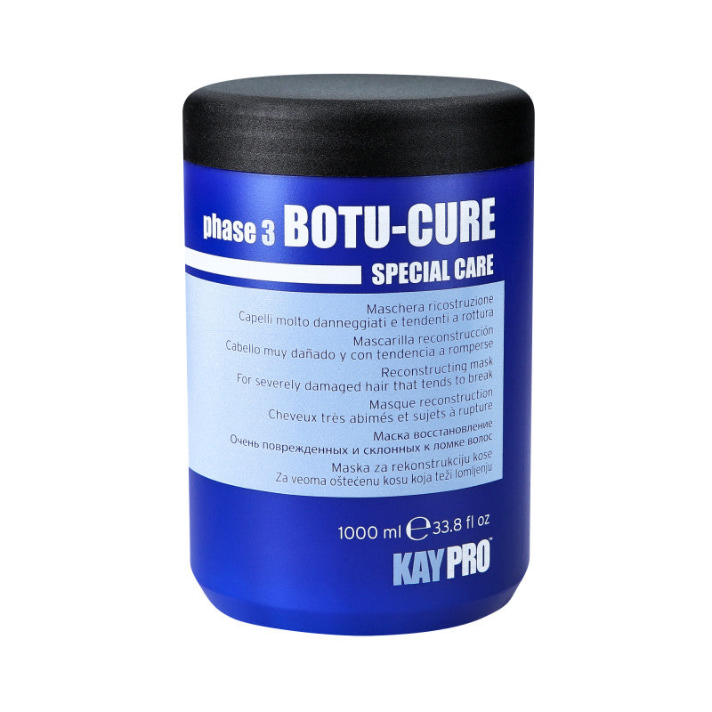 KAYPRO BOTU-CURE Intensywnie odbudowująca maska do włosów zniszczonych i po zabiegach chemicznych 1000 ml